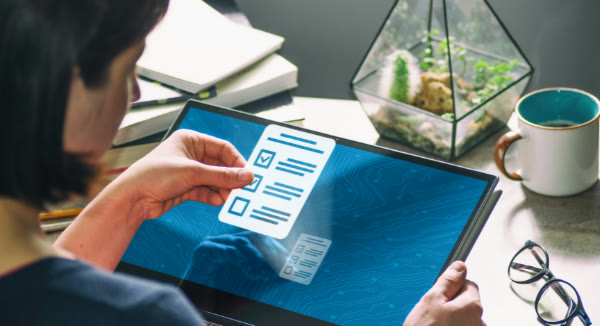 Psychological test online melalui tablet